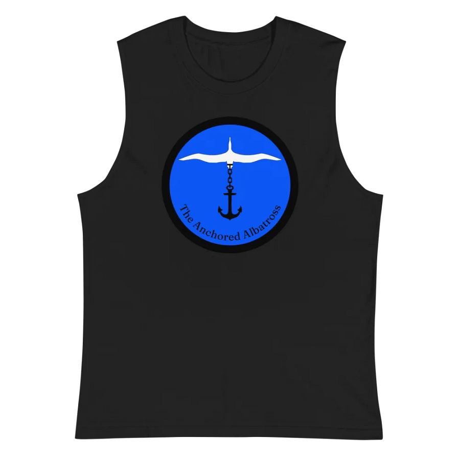 Anchored Albatross Silhouette Muscle Tank product image (2)