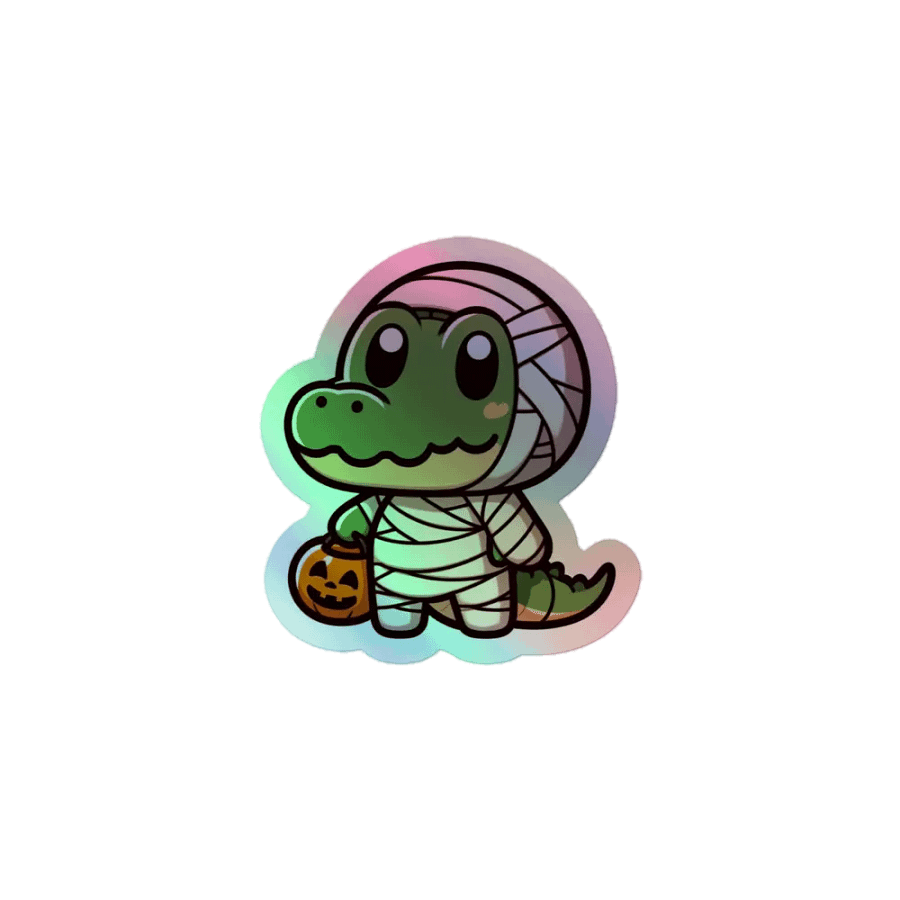 Mummy Ryodile Holographic Sticker Sheet product image (1)