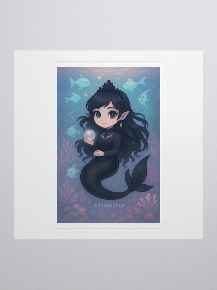 Seren The Siren And Her Pear Kiss-Cut Stickers product image (1)