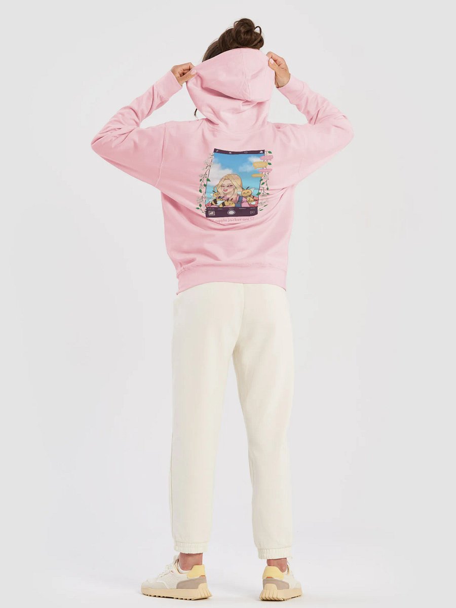 the apple text hoodie product image (21)