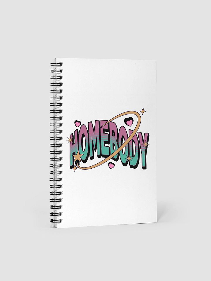 Homebody Hearts Orbitals Spiral Notebook product image (2)