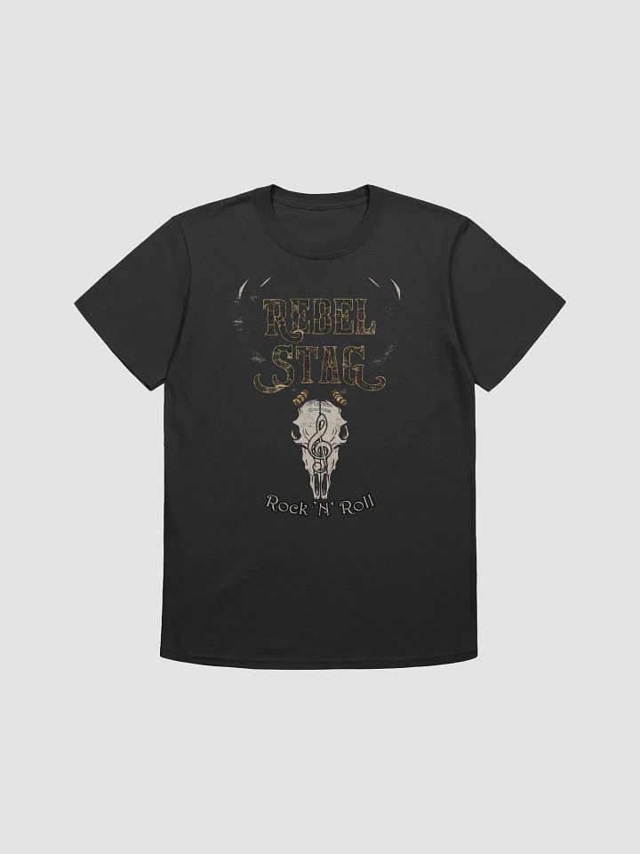 Rebel Stag Rock N Roll Skull Soft Tee product image (1)