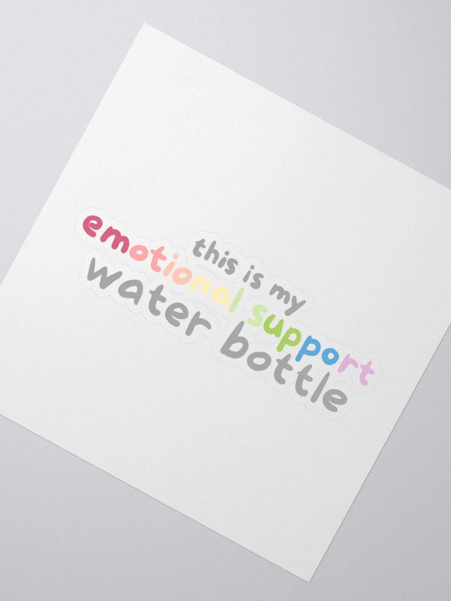 emotional support water bottle sticker product image (2)