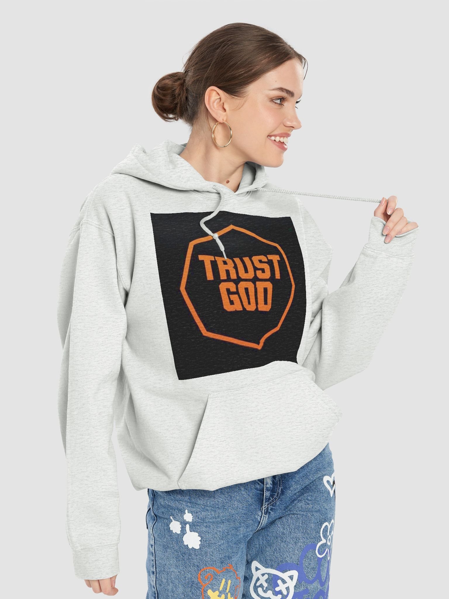 Trust God Hexagon Hoodie product image (61)