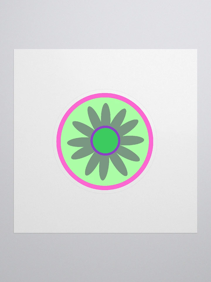 green daisy sticker product image (1)