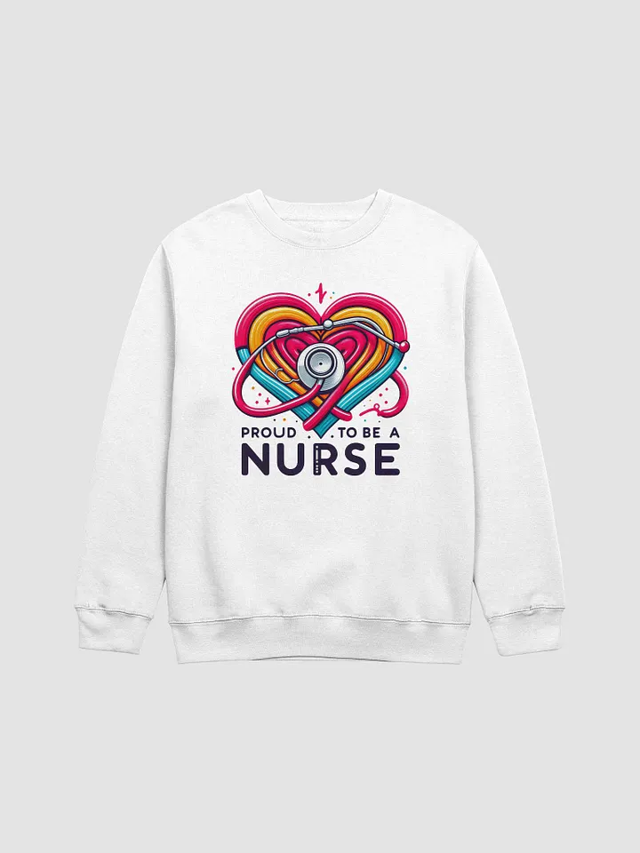 Vibrant Heart Nurse Sweatshirt product image (1)