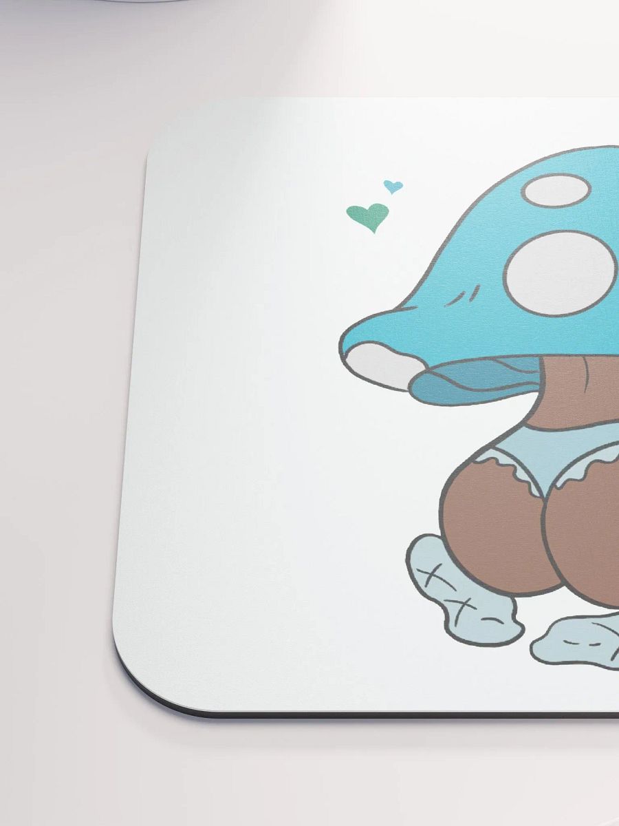 Mushroom Baddie Desk Mat - Dark Blue product image (6)