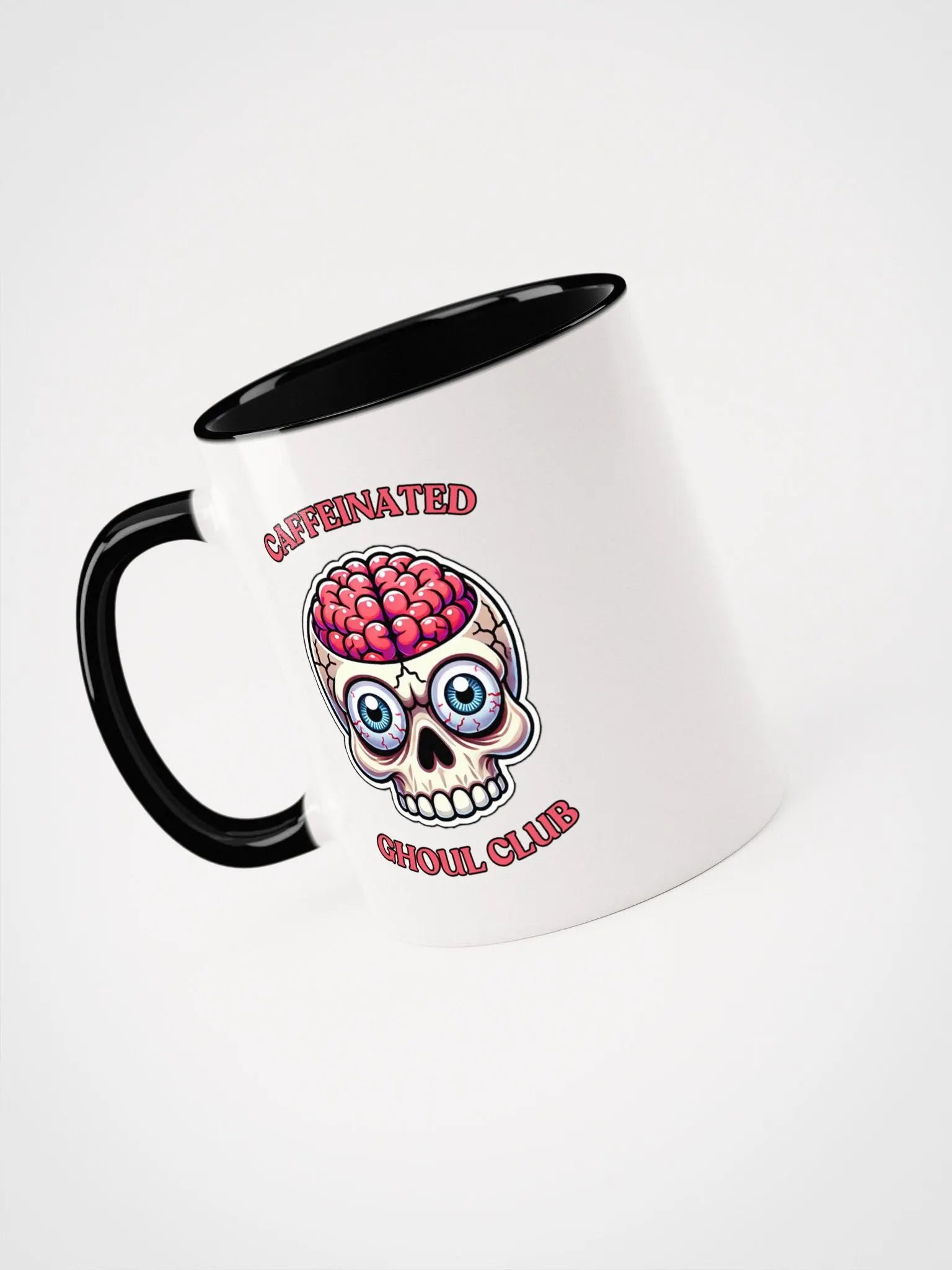 Caffeinated Ghoul Club White Mug product image (3)