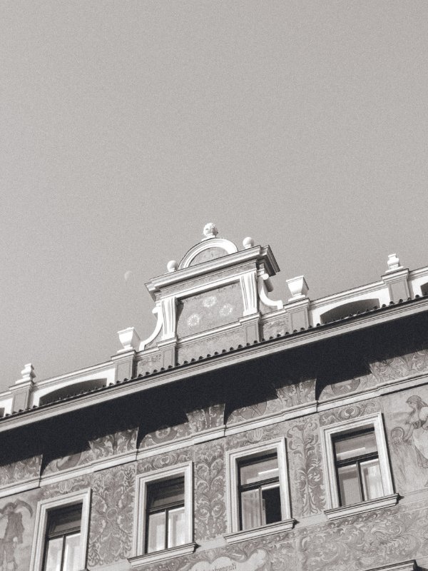 Buildings of Prague III - Black & White Photo product image (1)