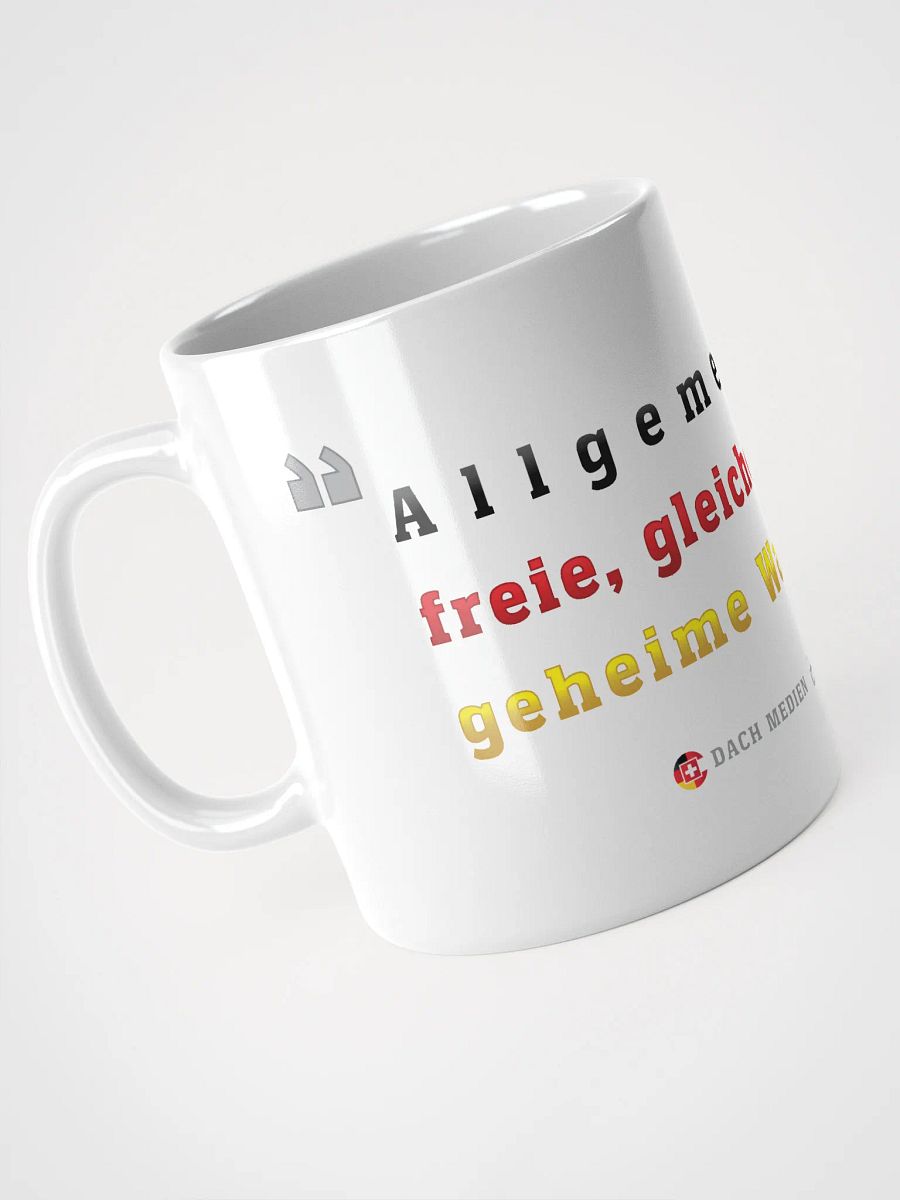Tasse - Allgemeine, freie, gleiche und geheime Wahlen. product image (1)