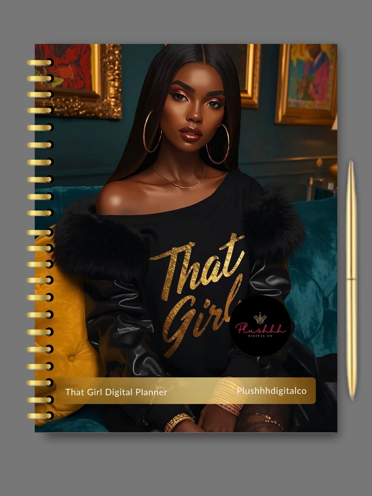 That Girl Digital Planner – 47-Page Self-Care, Wellness, Finance & Lifestyle PDF product image (5)