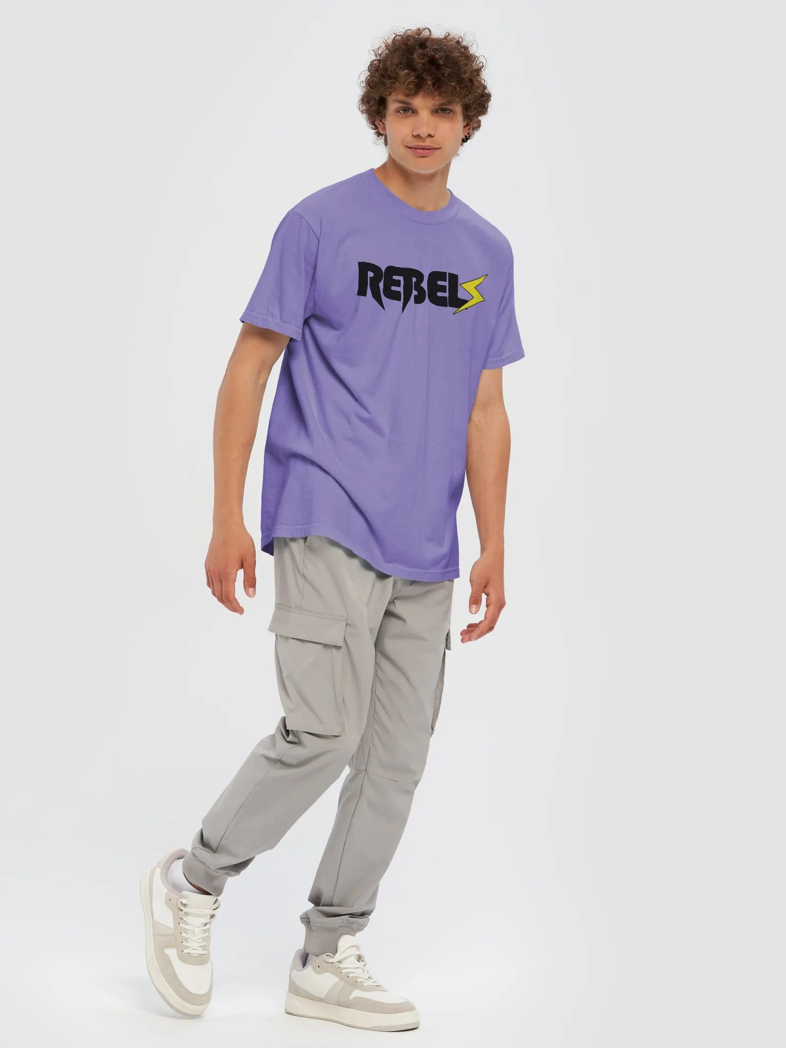 Rebels T-Shirt Purple | Black/Yellow product image (7)