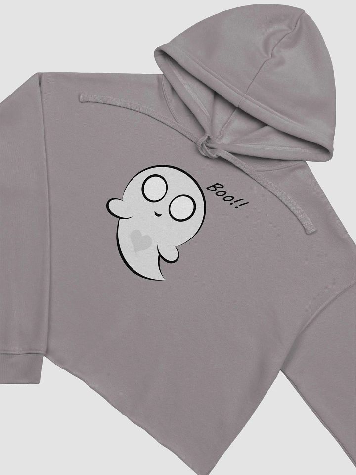 Buu Heart Fleece Crop Hoodie product image (2)