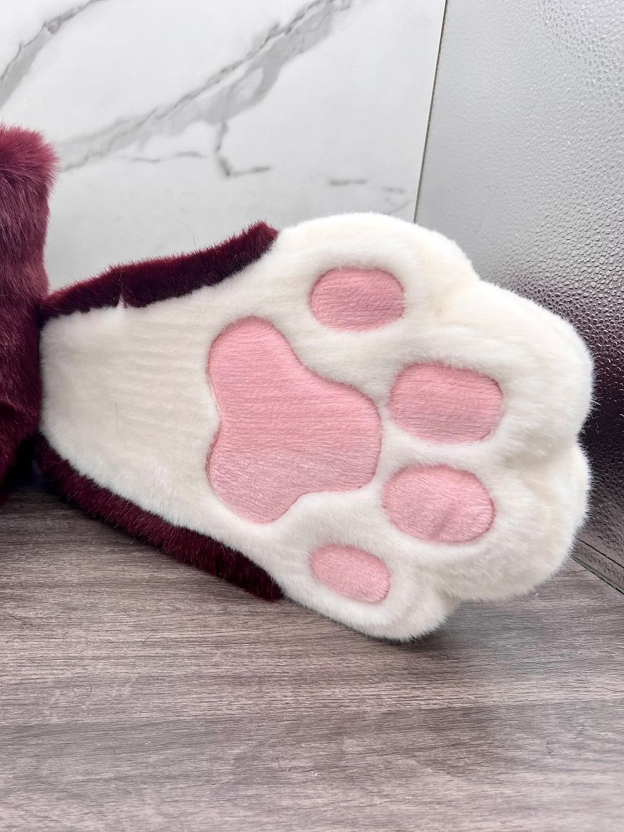 Slim Fursuit Feetpaw Indoor and Outdoor Pattern [PDF DOWNLOAD] product image (6)