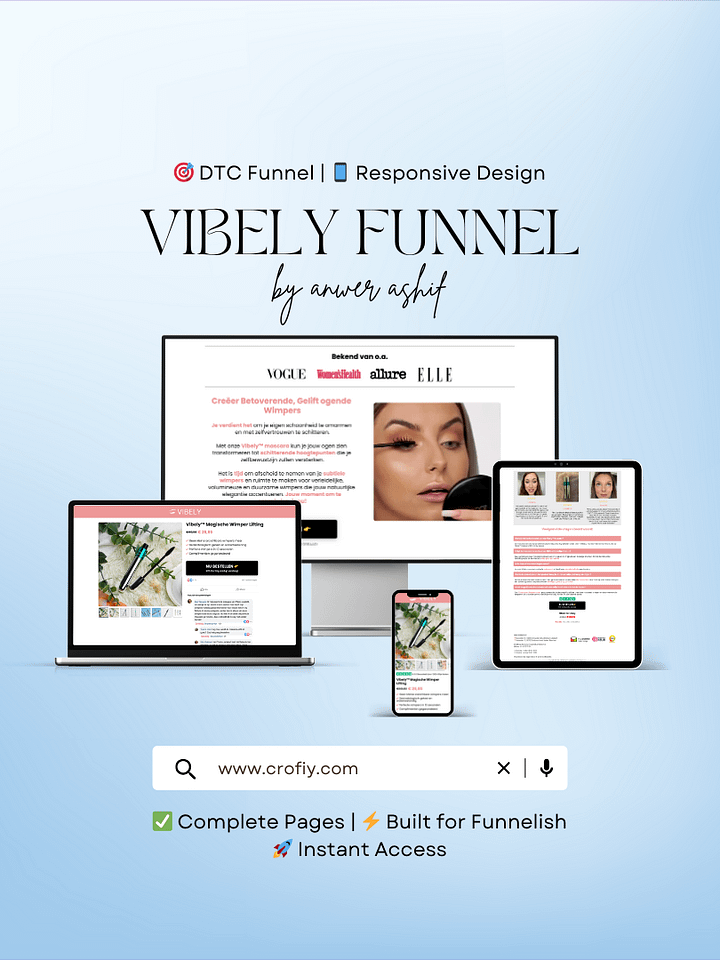 Vibely Funnelish Template product image (1)