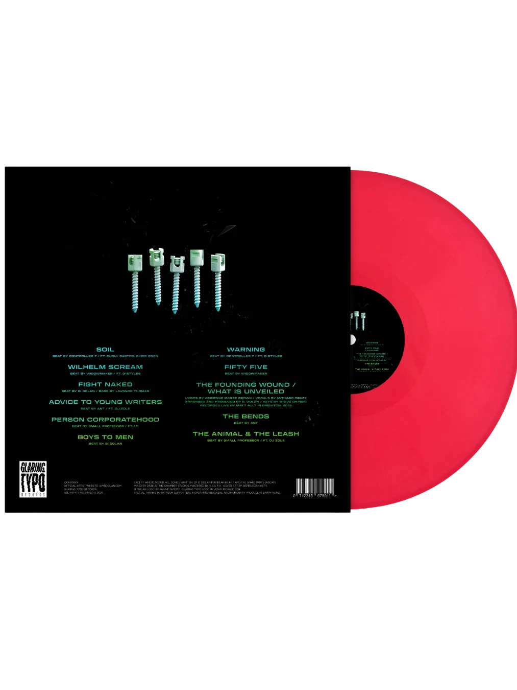 Autographed "Fight Naked" LP Pre-Order product image (2)