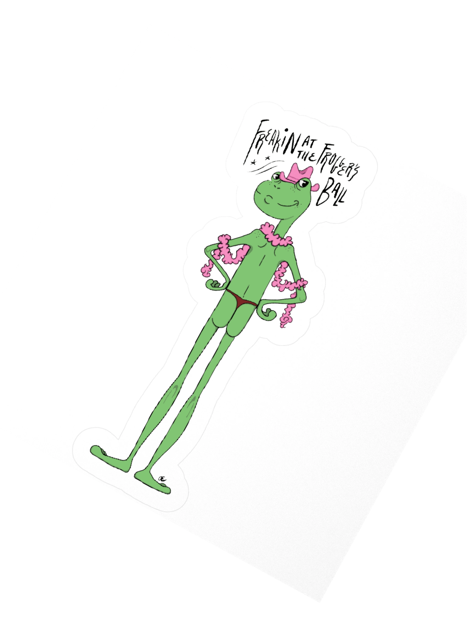 Freakin' At The Frogger's Ball Sticker product image (2)