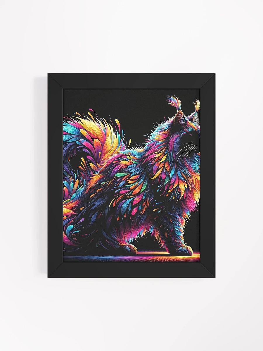 Framed High-Quality Matte Poster (in): Maine Coon 3 product image (4)