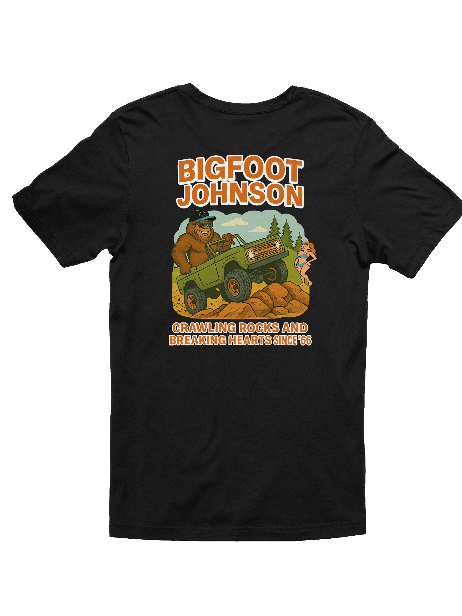 Bigfoot Johnson Breaking Hearts Tee (Black) product image (2)