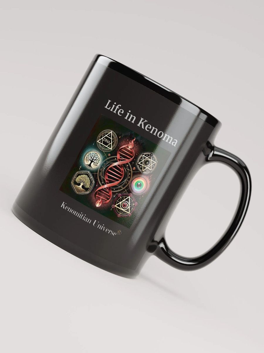 Life in Kenoma | Black Glossy Mug product image (4)