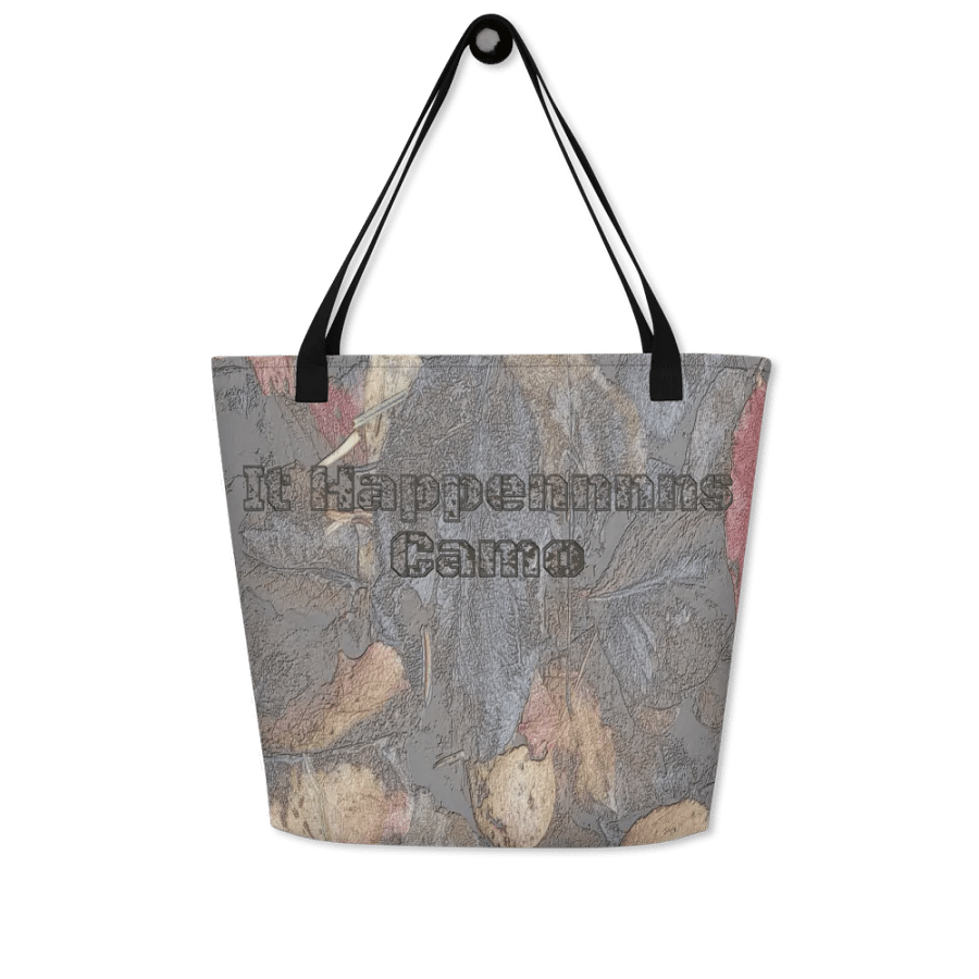 Large Tote Bag w/ Pocket - MossyOak - It Happennnns Camo product image (5)