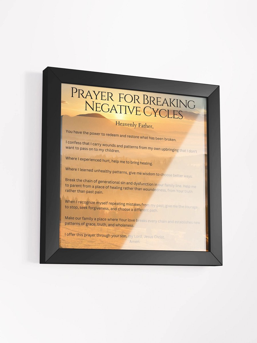 Prayer for Breaking Nagtive Cycles - Square product image (3)
