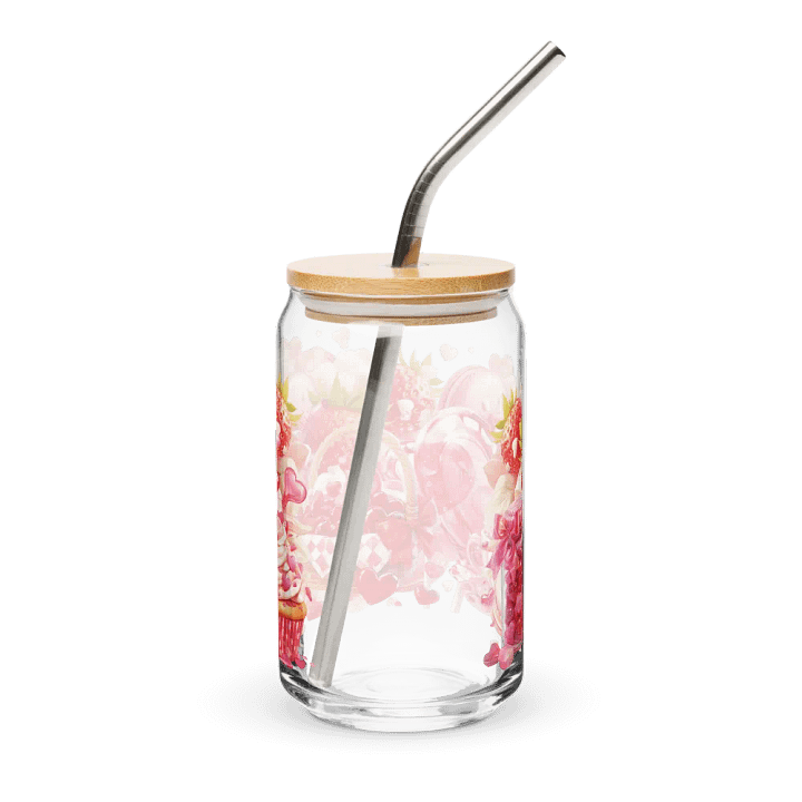 Valentine Sweet Treat Delights Glass Can Sipper product image (2)