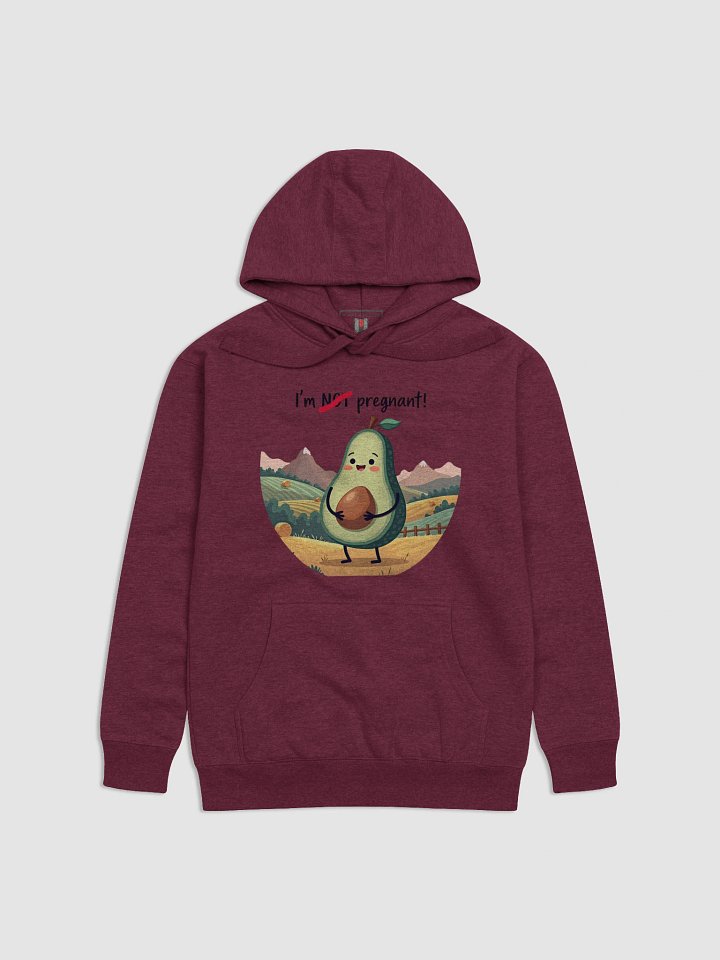 Avocado Bump Hoodie – “I’m Pregnant” with Guac-Level Sass - Hoodie product image (3)