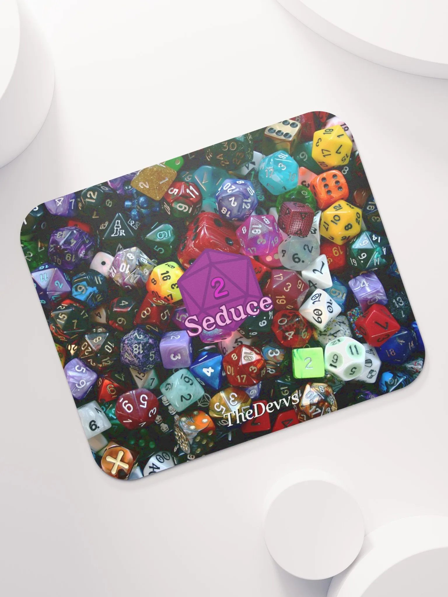 Simple Dice Mouse Pad product image (7)