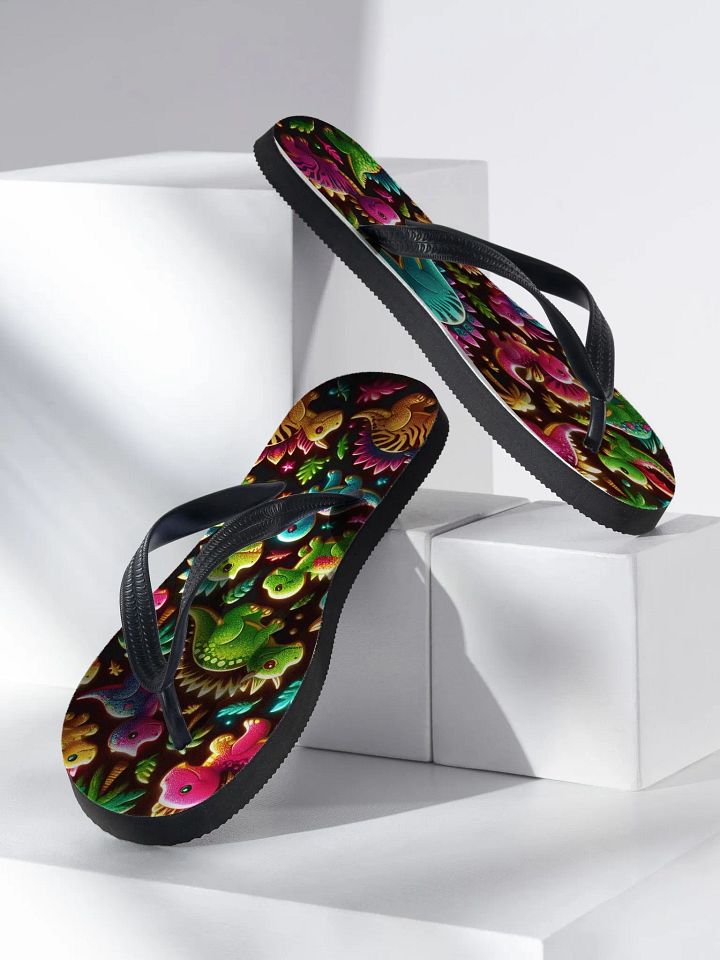 Dino Delight Flip-Flops product image (2)