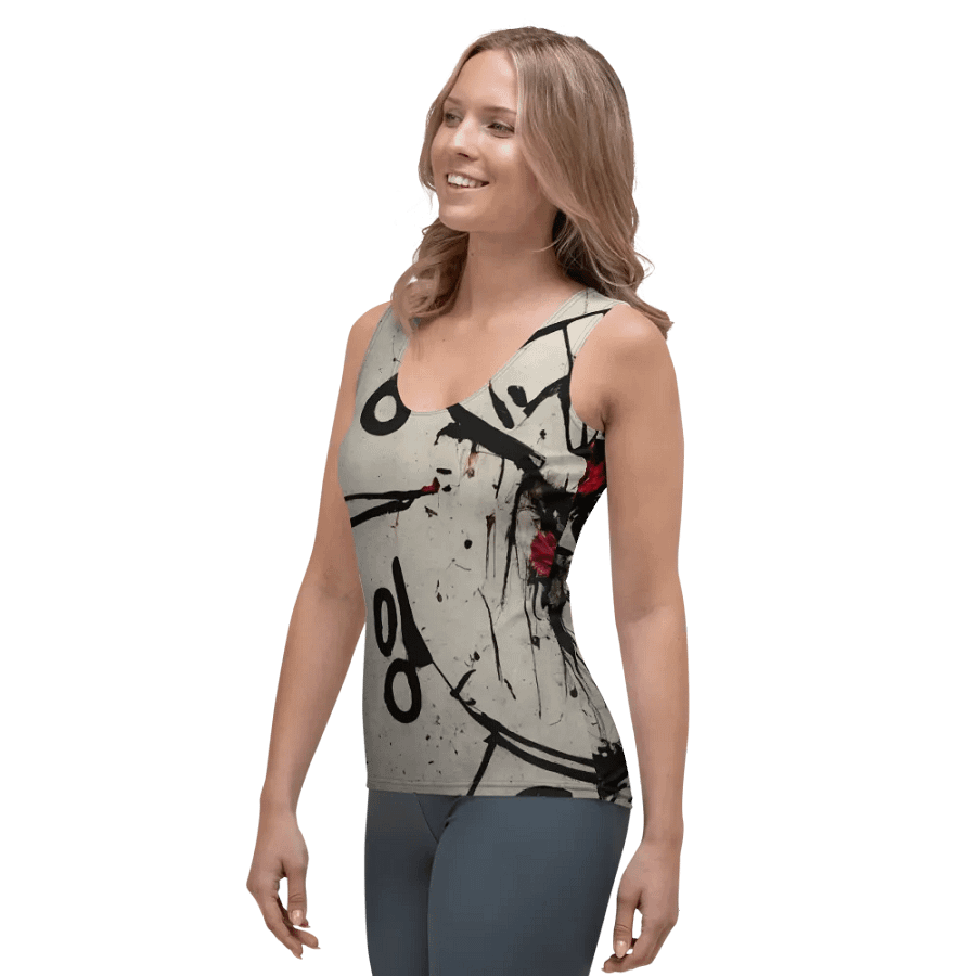 Timeless Rose All-Over Print Tank Top product image (3)