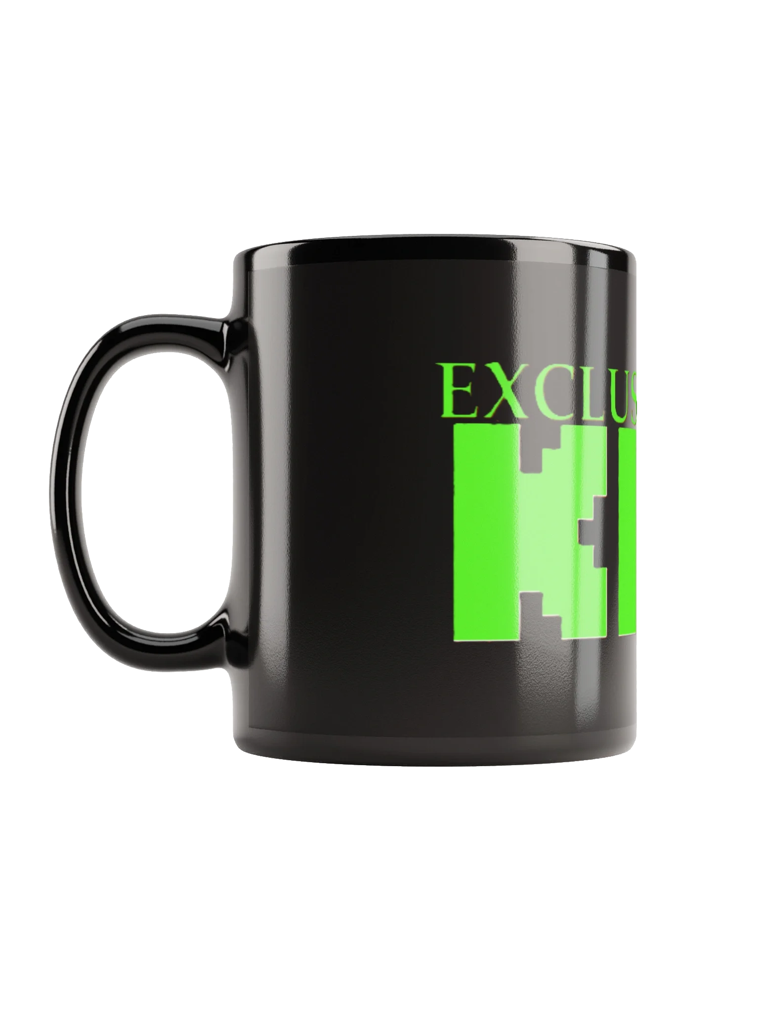 EXCLUSIVELY ON KICK Black Glossy Mug product image (12)