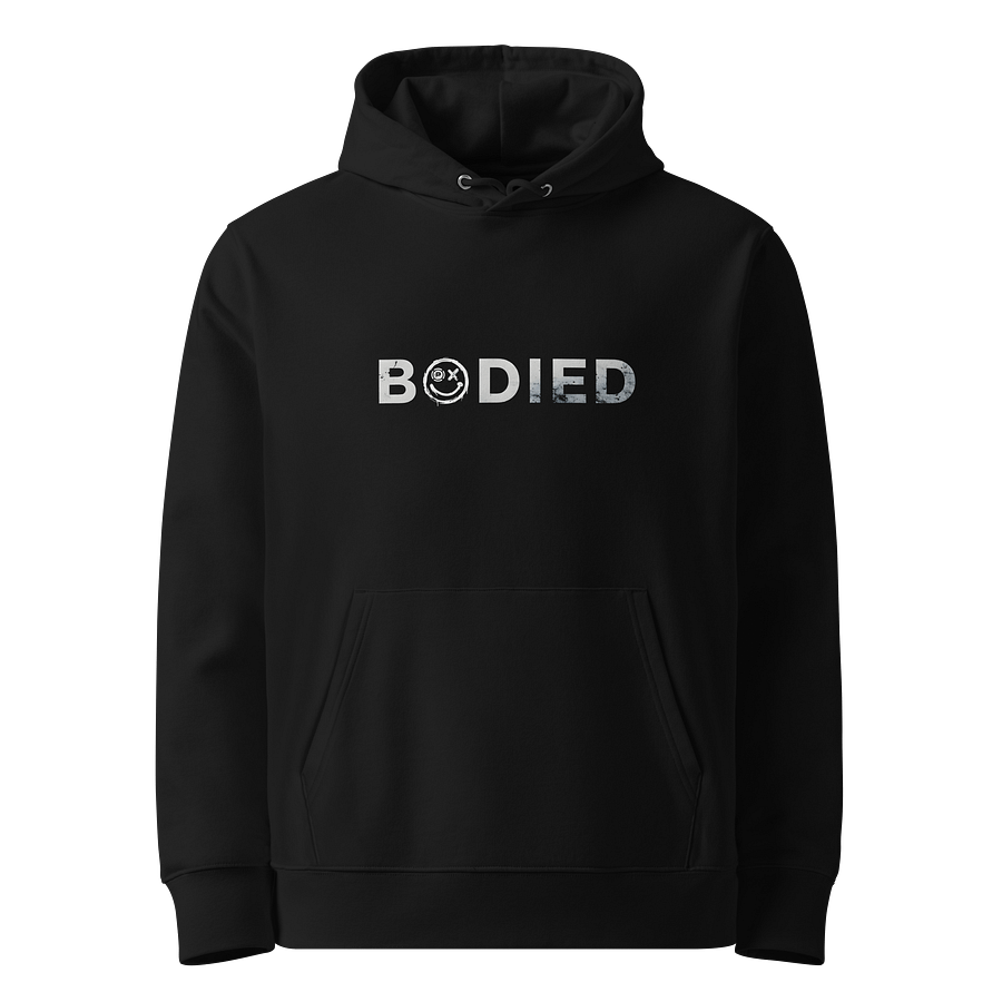 BODIED distressed logo hoodie product image (1)