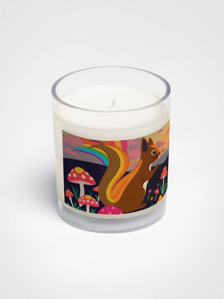 Whimsical Squirrel Tail Soy Wax Candle product image (2)