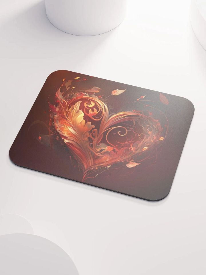 Flaming Heart - Classic Mouse Pad product image (2)