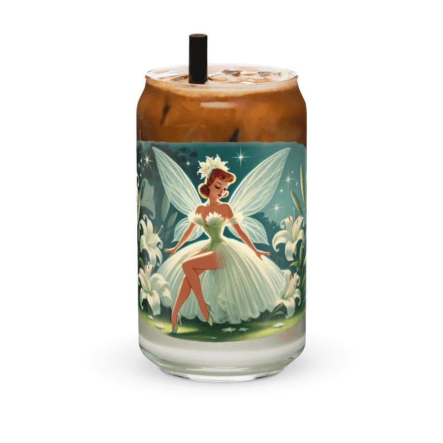 Enchanted Lily Fairy Can-Shaped Glass product image (36)