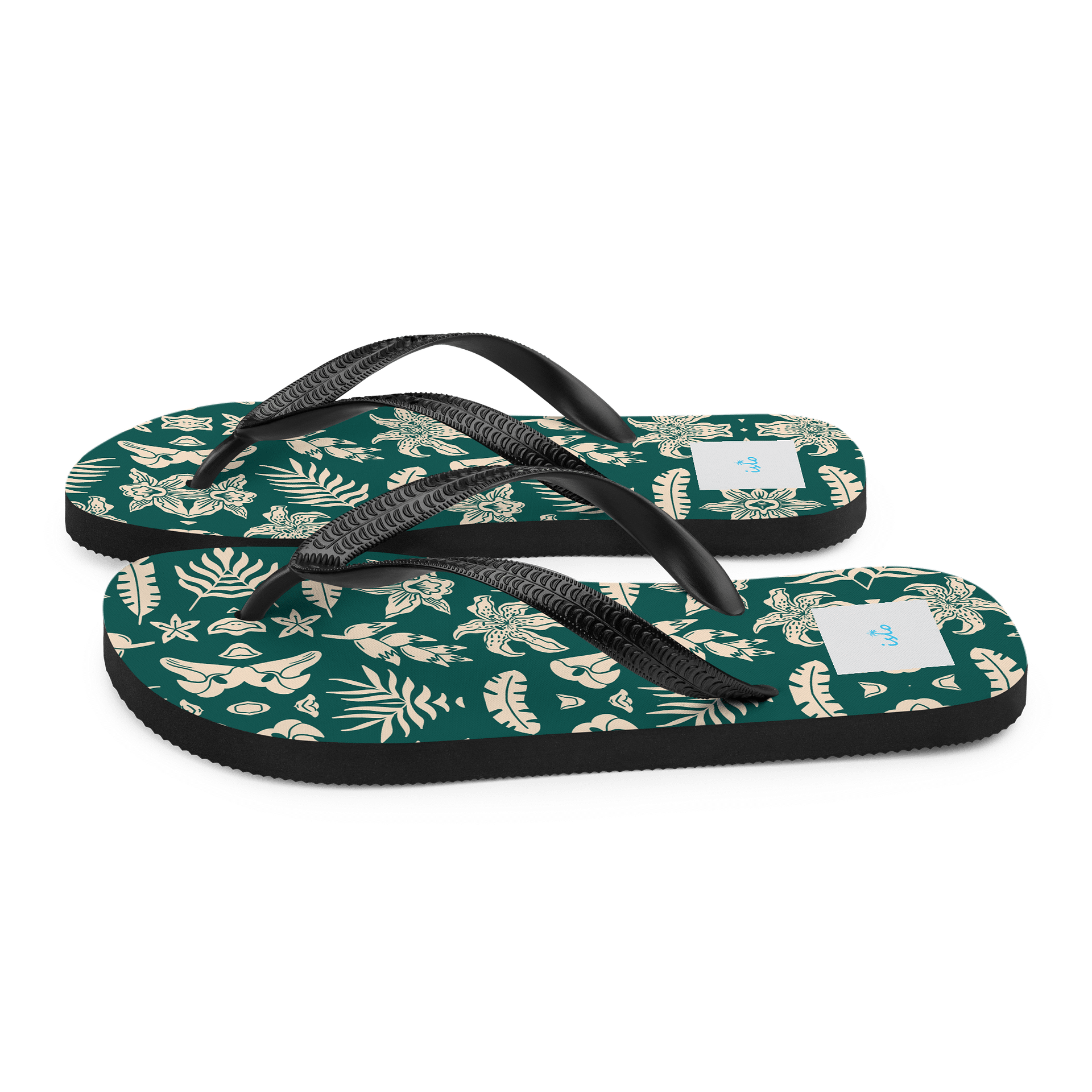 Tropical Breeze Leaf Flip-Flops product image (5)