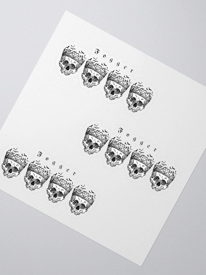 Sticker Skull Bats (Black) product image (2)