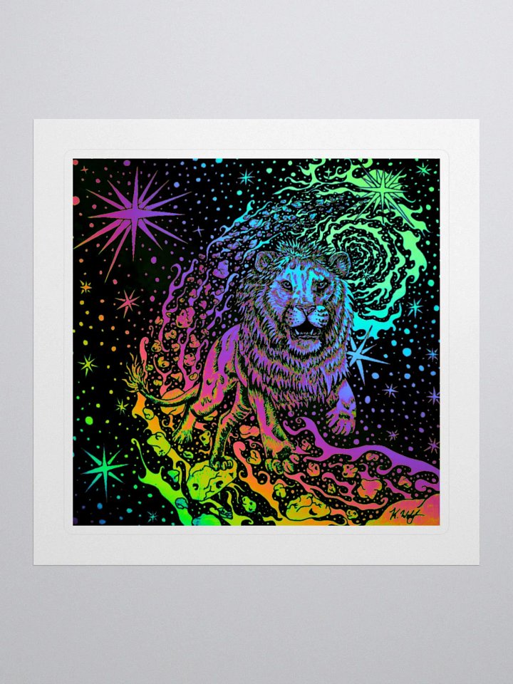 Limited Edition Leo Zodiac Kiss Cut Stickers product image (1)