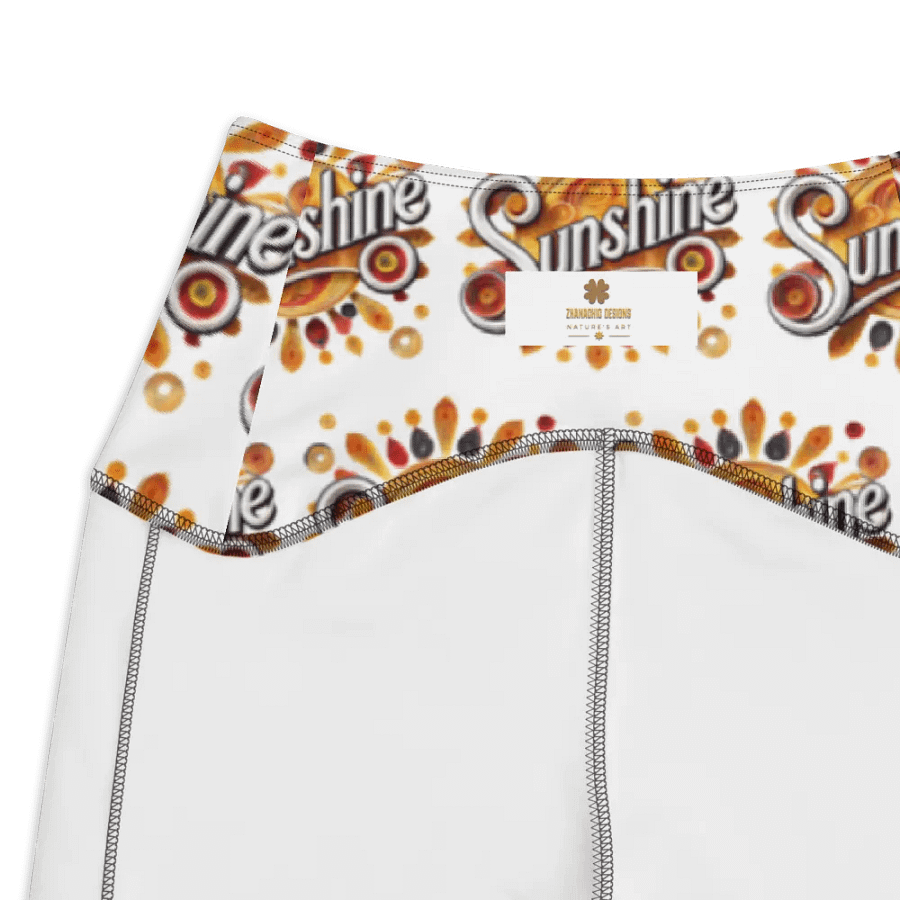 Retro Sunshine Crossover Leggings with UPF 50+ Sun Protection product image (4)