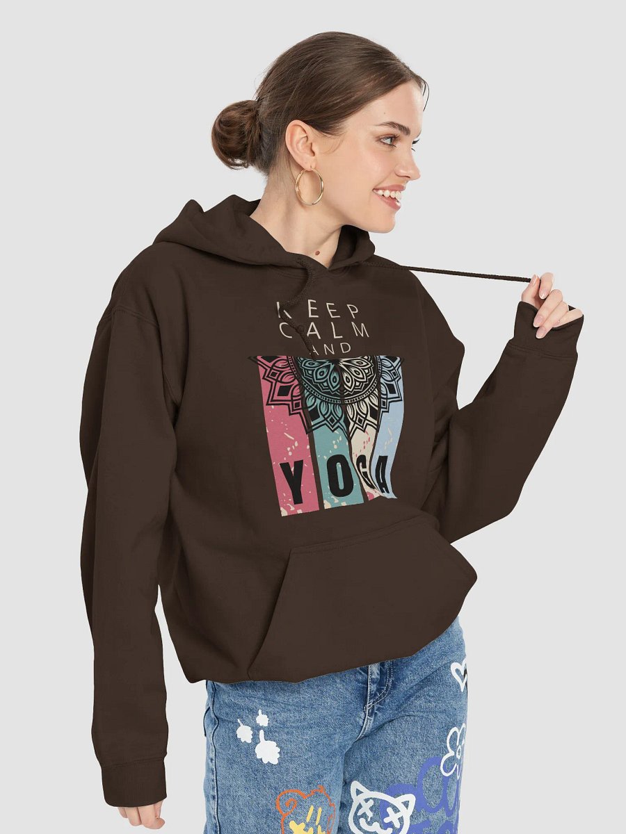 "Mandala Serenity" Hoodie - Embrace Calm with Yoga product image (63)