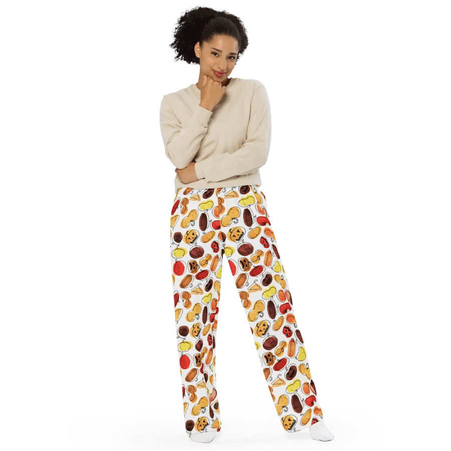 Unisex Wide Leg Pants - Gourdgeous (dense) product image (11)