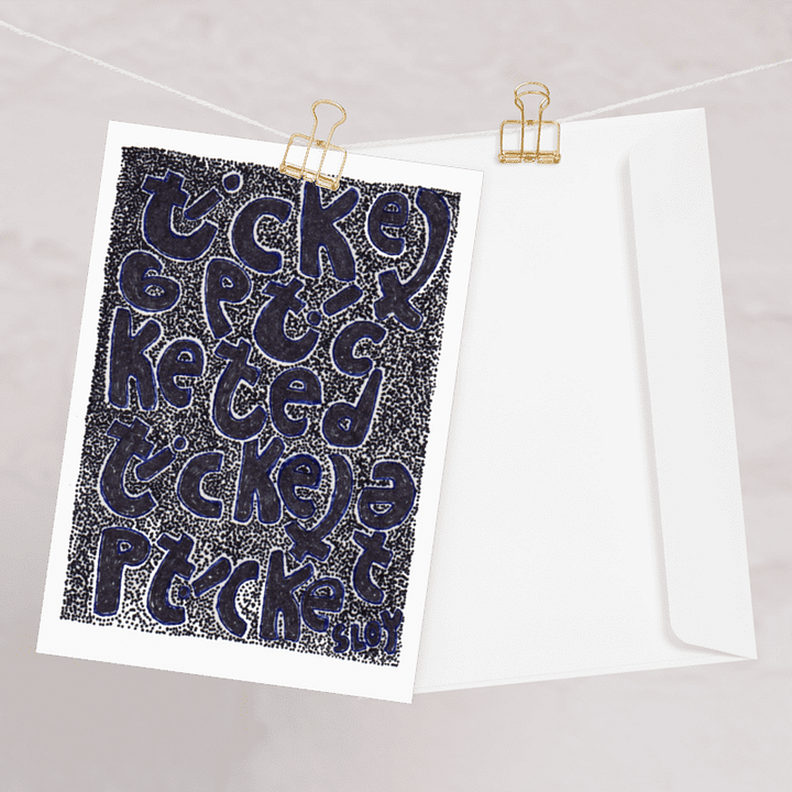 Ticketed Greeting Card product image (1)