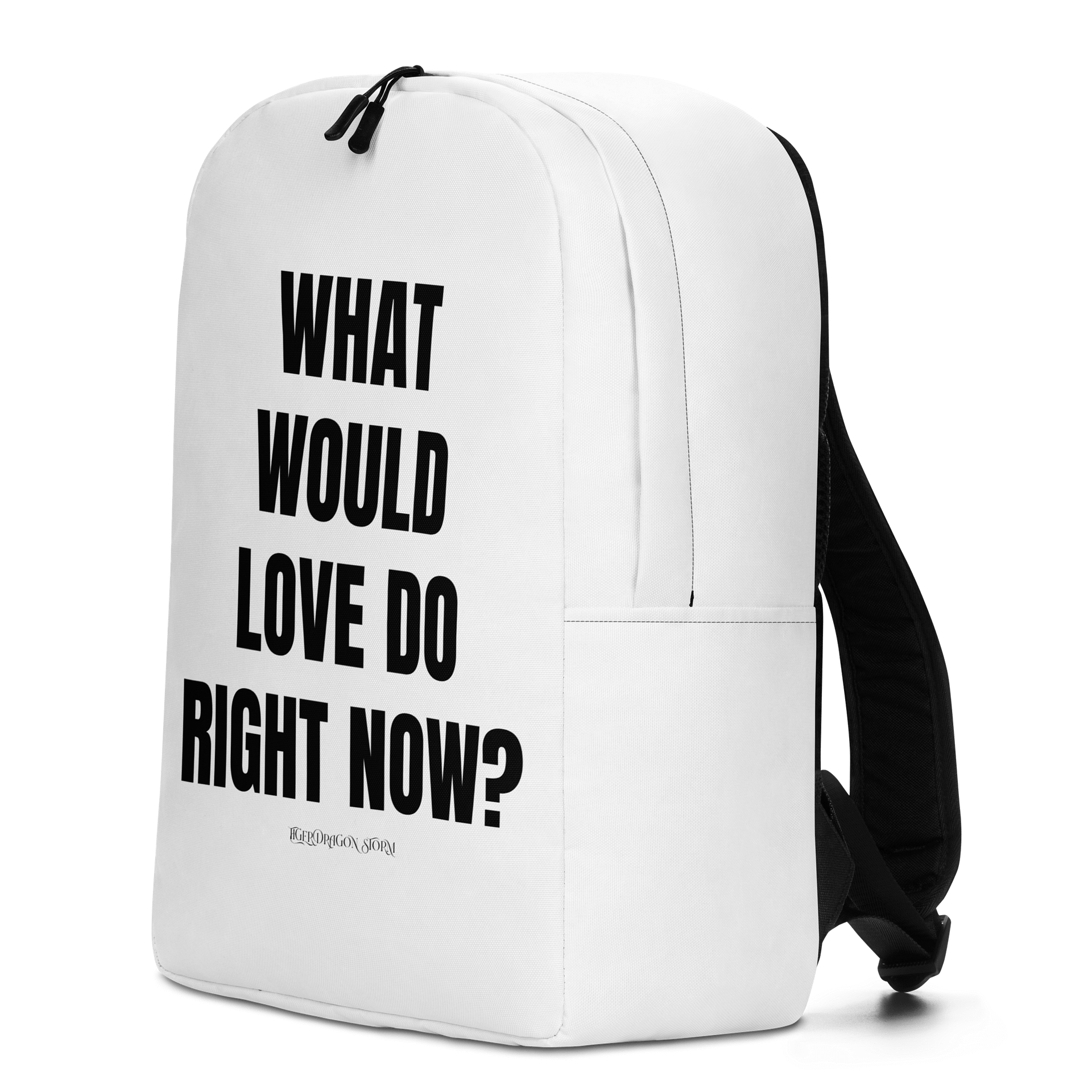 “What Would Love Do Right Now?” Minimalist Backpack product image (2)