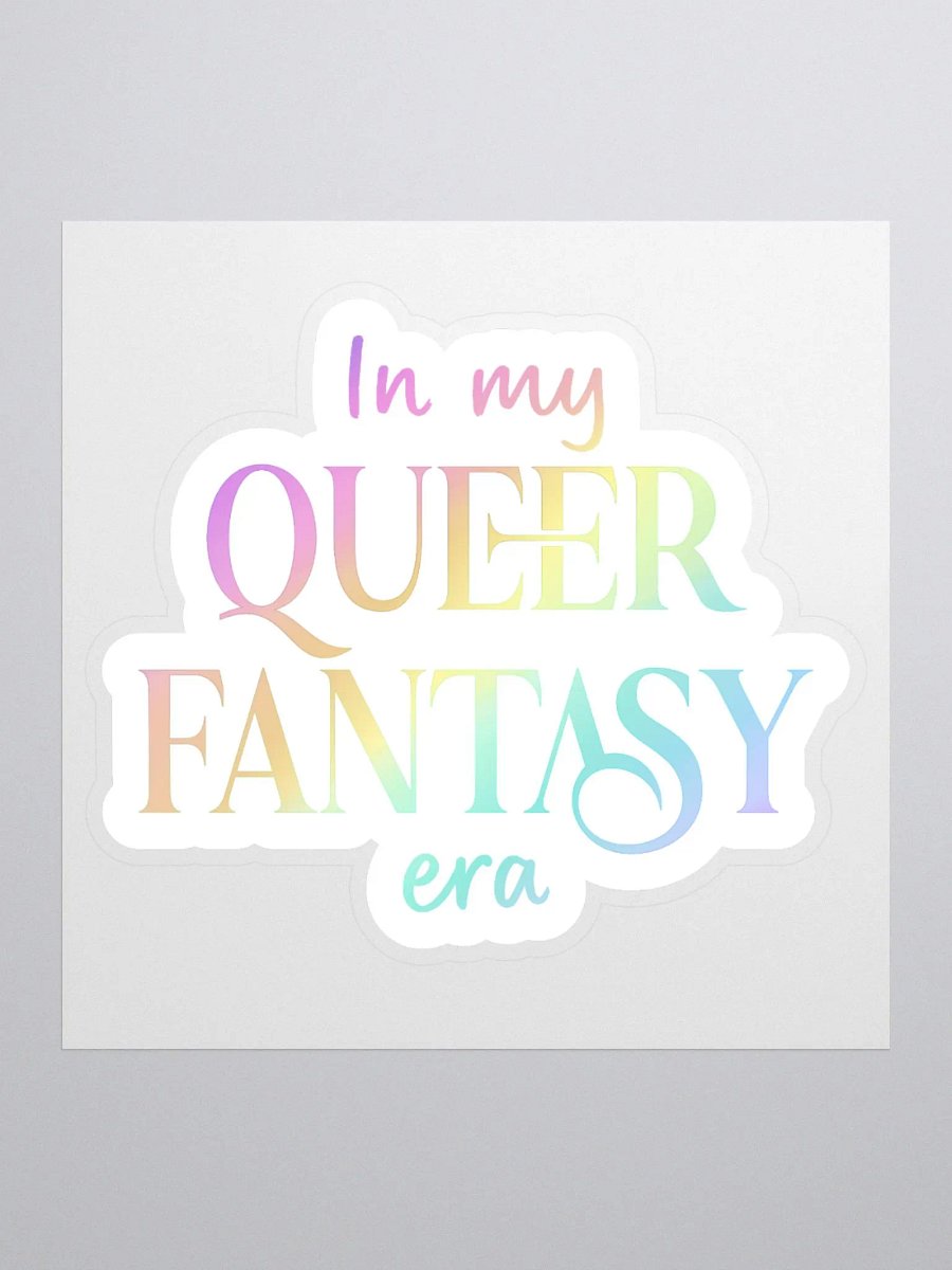 Queer Fantasy Era White Sticker product image (1)