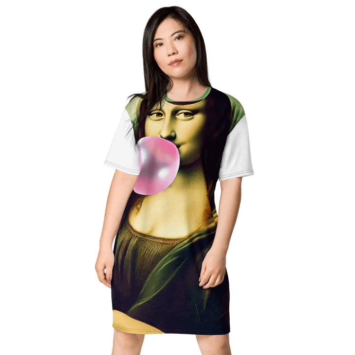 Miss Lisa Bubble Gum Masterpiece T-shirt Dress product image (1)