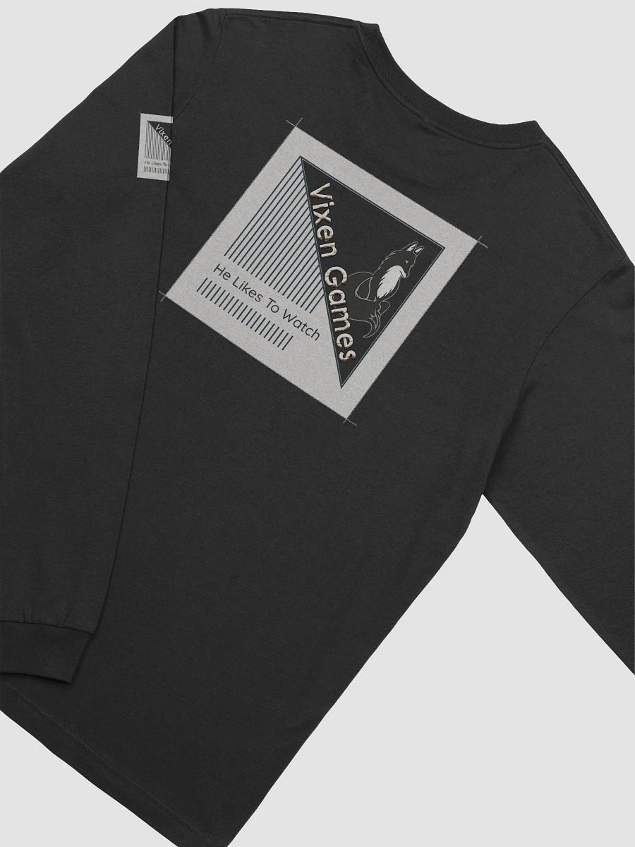 Vixen Games Vixen Logo He Likes To Watch Long Sleeve T Shirt product image (40)