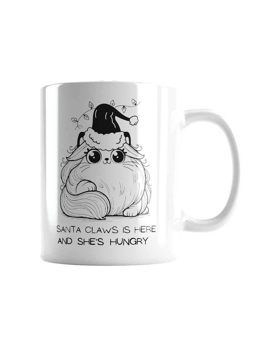Santa Claws Hungry Cat Christmas Mug product image (1)