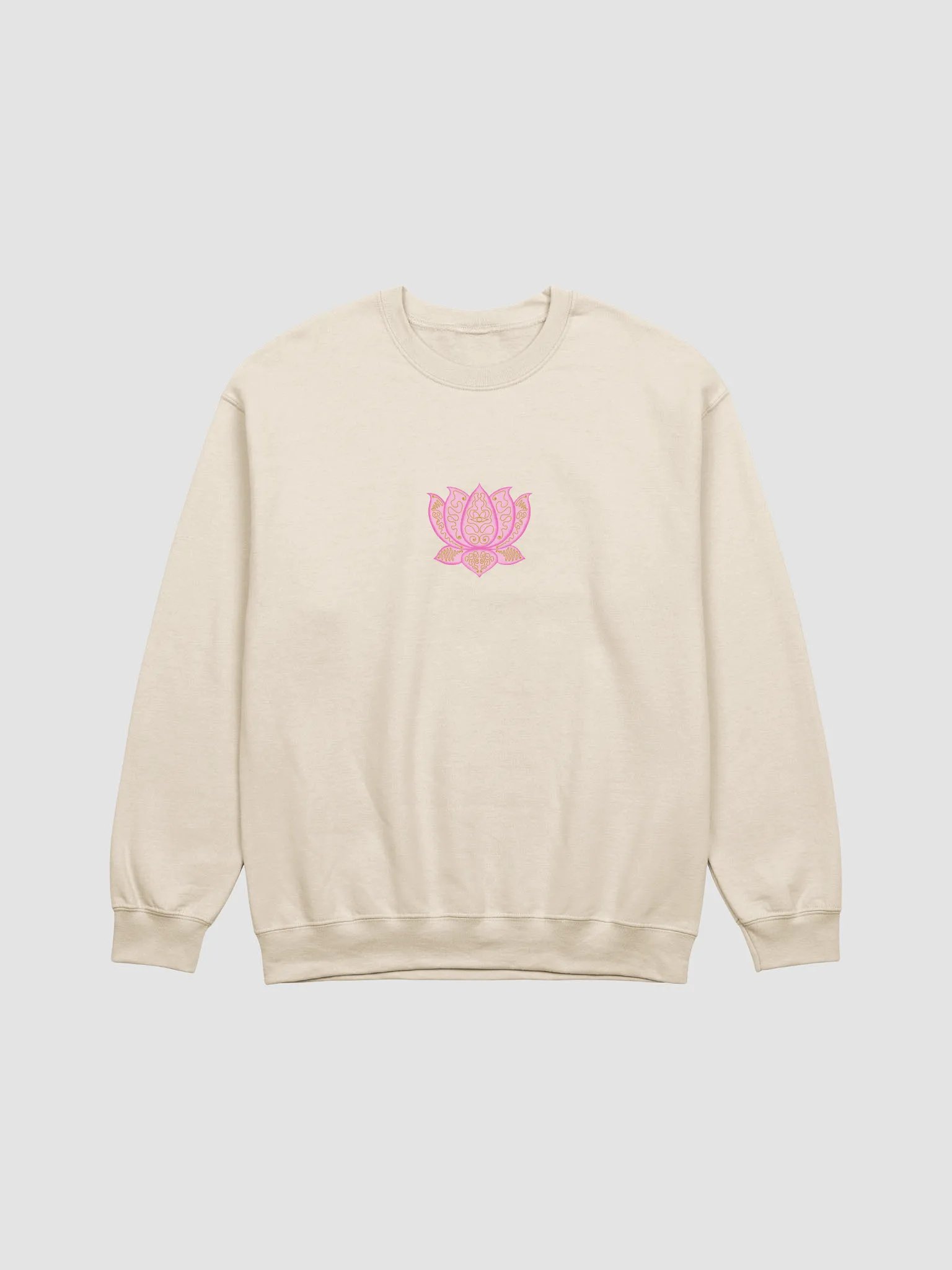 Golden Lotus Crewneck Sweatshirt product image (1)