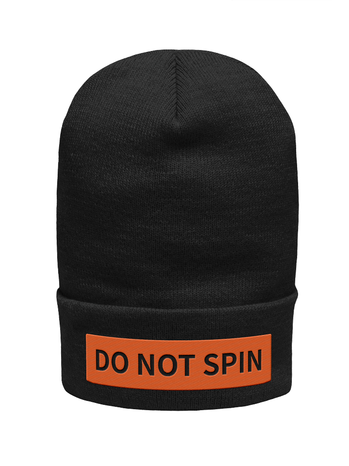 DO NOT SPIN label embroidered beanie product image (13)